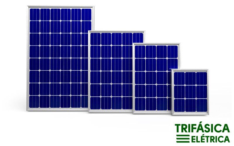 Diferentes Tamanhos de Placas para Geração de Energia Solar